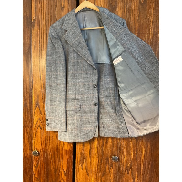 3 pc -100% Pure Wool Plaid Suit - Picture 4 of 16